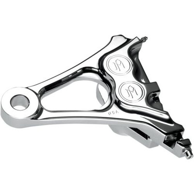 Performance Machine 1256-0077-CH Rear 4 Piston Integrated Bore Caliper Chrome