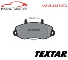 SATZ BREMSBELÄGE BREMSKLÖTZE VORNE TEXTAR 2330201 A FÜR OPEL MOVANO