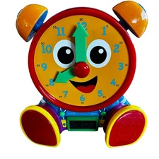 Learning Journey - Telly Jr. Teaching Telling Time Clock - Primary Color