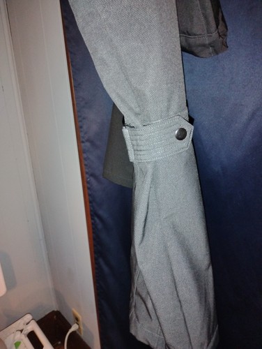 ~ ZEROXPOSUR Men's Fleece Lined Jacket Gray Coat Detachable Hood M Nice! - Picture 4 of 5