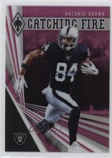 2019 Panini Phoenix Catching Fire Pink 48/199 Antonio Brown #10 0q3