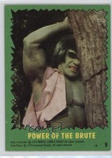 1979 Topps Marvel The Incredible Hulk Power Of The Brute #9 1q2