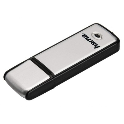 Hama ''Fancy'' FlashPen, USB 2.0, 32GB, 10 MB/s - Black   Silver 32 GB
