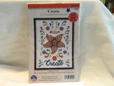 C-25 DESIGN WORKS MINI COUNTED CROSS-STITCH KIT “CREATE”