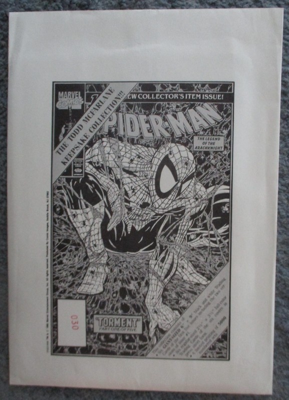 SPIDER-MAN TODD McFARLANE KEEPSAKE COLLECTION Comic Images 1990 SEALED #30/5000