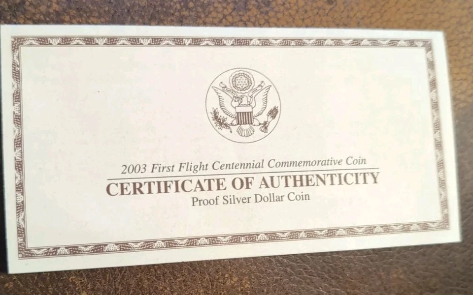 2003P US Mint First Flight Centennial Commemorative Proof Coin Program - Image 4 of 4