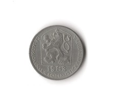 1983 Czechoslovakia - 50 Haleru - 384 - Copper Nickel - 3.2g