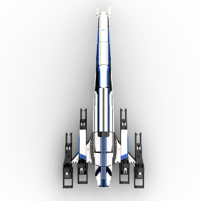 Normandy SR-2 Spaceship MOC Model from RPG Video Game 3927 Pcs