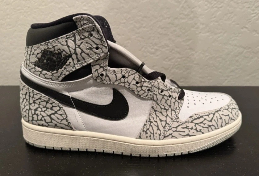 Preços baixos em Jordan 1 Retro OG High White Cement | eBay