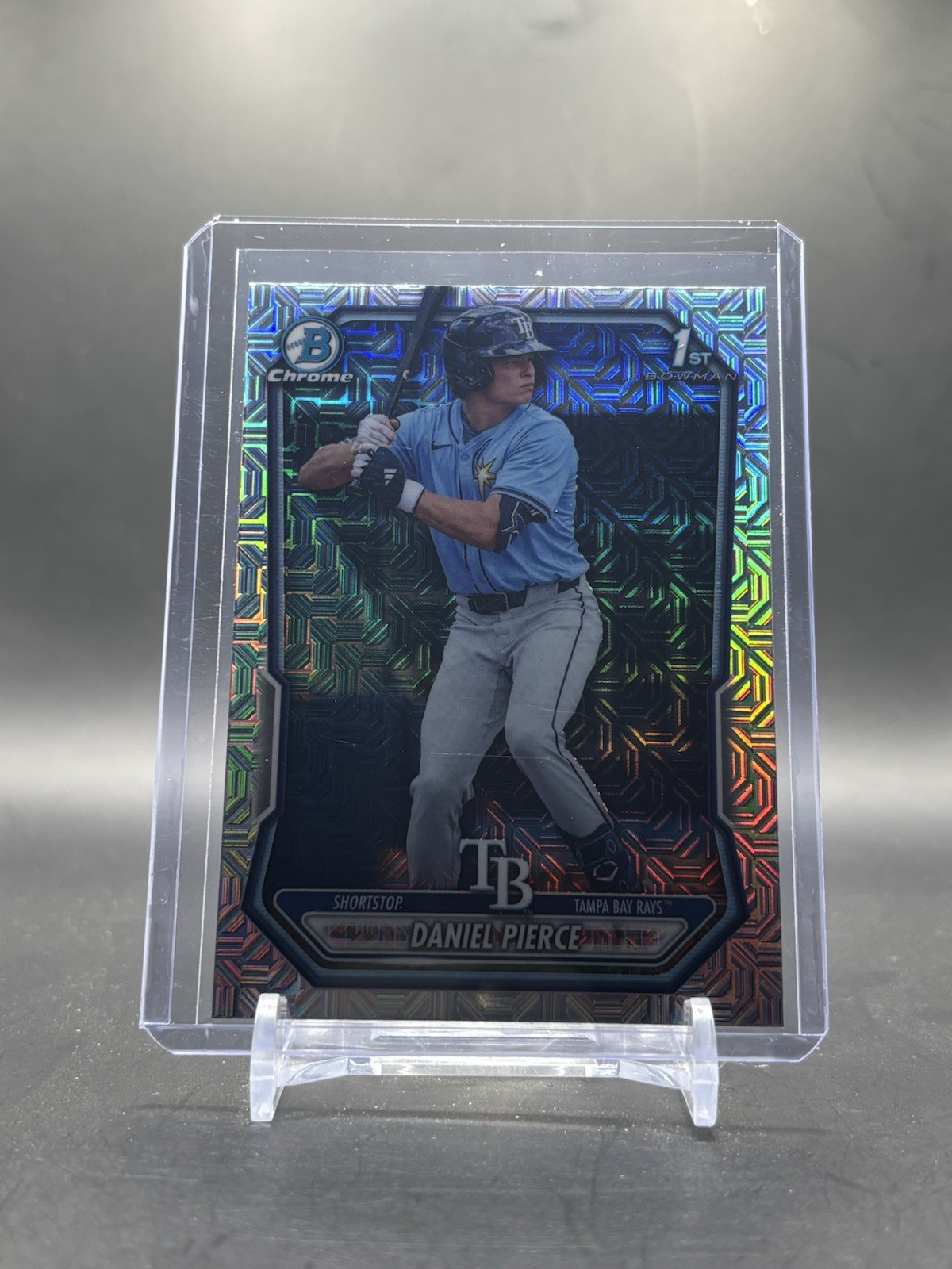 2026 Bowman #BCP-77 Daniel Pierce Chrome Prospects Mojo Refractor