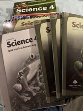 SCIENCE 4 ANSWER KEY BOOK SET~Christian Light...