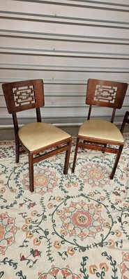 Stakmore  Chinoiserie PAIR folding chairs