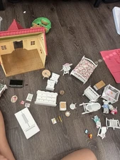 Jazwares Room by Room Dollhouse Lot with an original box and lots of extras