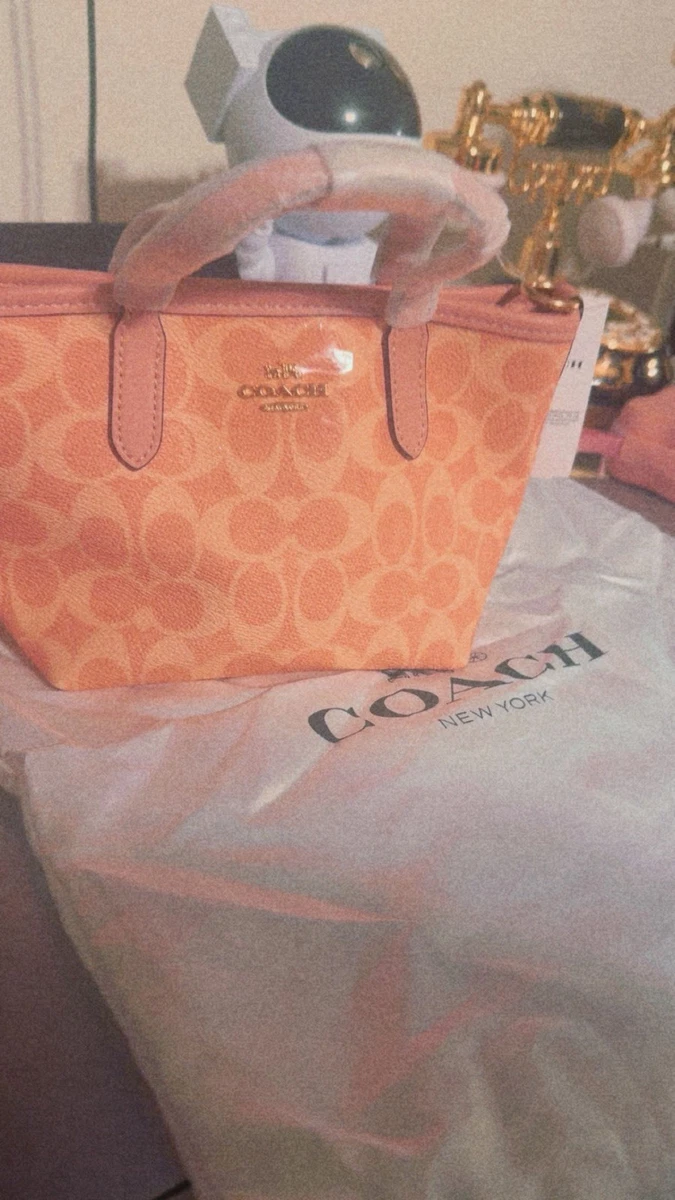 COACH pink big トートバッグ signature canvas Coach Pink Tote Bags & Handbags for Women for sale | eBay