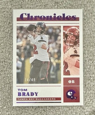 Tom Brady /49 Chronicles 2022 #25 Panini Tampa Bay Buccaneers