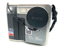 Sony Digital Still Camera MVC-FD7 Camcorder 10X F 4.2-42Mm 1:1.8 Diskette Camera
