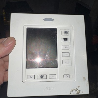 RTI RK3-V  In-Wall Touchpanel Keypad, White