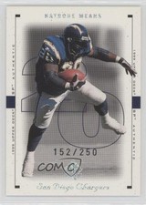 1999 SP Authentic Excitement 152/250 Natrone Means #74AE 0s5s