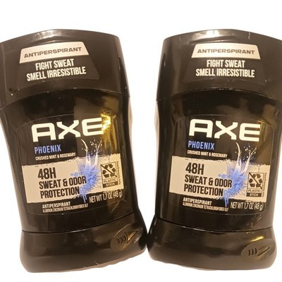 2 Pack AXE Deodorant Phoenix Antiperspirant Sweat & Odor Protection 1.7oz 