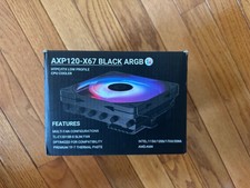 Thermalright AXP-120-X67 Black ARGB Low Profile CPU Cooler w/ Quiet 120mm Fan