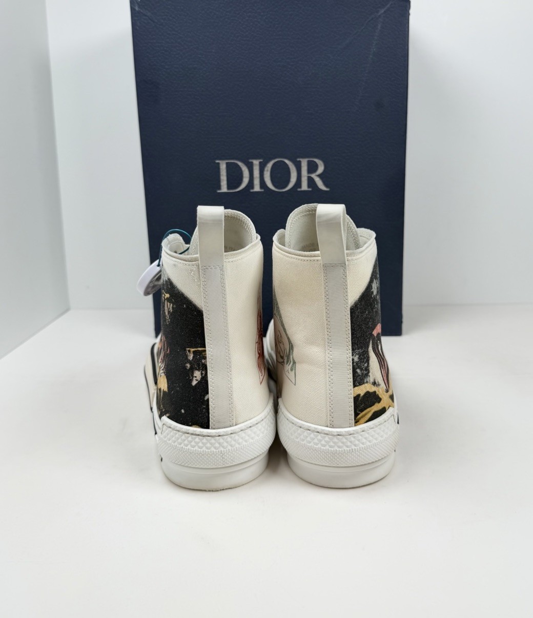 Size 45EU/12US - Dior AsteroDior Canvas B23 High Top Sneakers Retail $1.2K thumbnail 6
