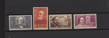 S57968 France 1939 MNH** Personnages Célèbres 4V #436/439