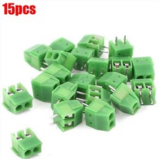 15Pcs KF350-2P 3.5MM Pitch 2 Pin Straight Pin Pcb Screw Terminal Blocks Ic Ne ni