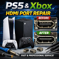 Mail-In PS5  Xbox  HDMI Port Repair Service  No Fix No Fee  3 Month Warranty