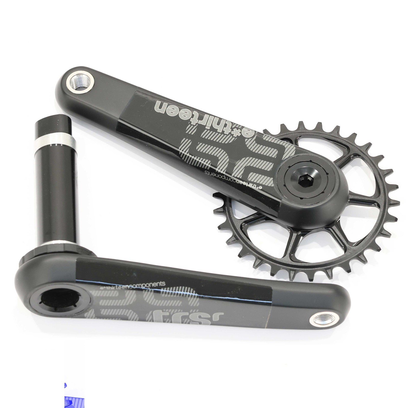 e*thirteen TRS Race Carbon MTB Crankset, 175mm, 30T, Boost, 