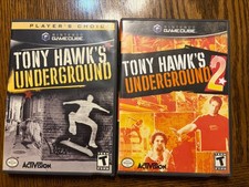 Tony Hawk's Underground 1 (Player’s Choice w/ booklet) & 2 (Nintendo GameCube) 