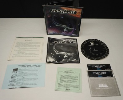 Vintage Electronic Arts Binary Systems Starflight IBM PC Game 1986 Complete