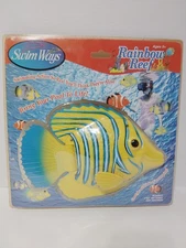 NEW! 2004 SwimWays Rainbow Reef Pool Toy Yellow Blue Fish Swimming Action 17001