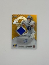 Terrance Ferguson Topps chrome football 2025 rookie patch auto card /50