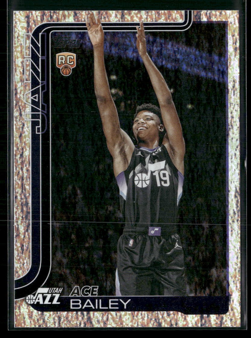 2025-26 Topps #205 Ace Bailey RC Sandglitter