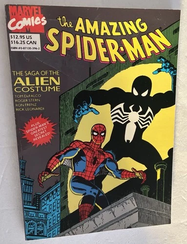 The Amazing Spider-Man Saga of the Alien Costume TPB 1989 Marvel Symbiote NM