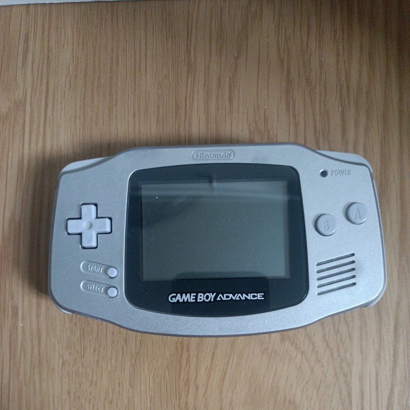 Nintendo Game Boy Advance Silver For Parts / Not Working