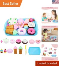 Deluxe 15-Piece Play Food Set for Kids - Ideal for Birthday Gifts Role Play