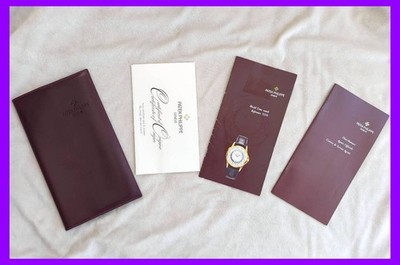 Patek Philippe 5110 World Time Certificate Booklets Manual Instructions Lot Set