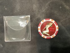MARILYN MONROE COLLECTOR NOVELTY CASINO CHIP  #11044