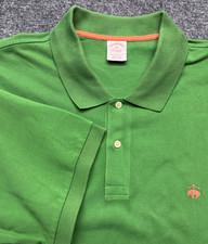 Brooks Brothers Performance Polo Shirt Men's XXL Green 100 Cotton Original Fit