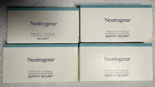 Neutrogena French Milled Bath Soap Lot of 4 each 1 oz Bars Travel Size