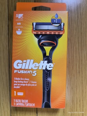 Gillette Fusion5 Razor for Men - Handle + 1 Razor Blade Refill