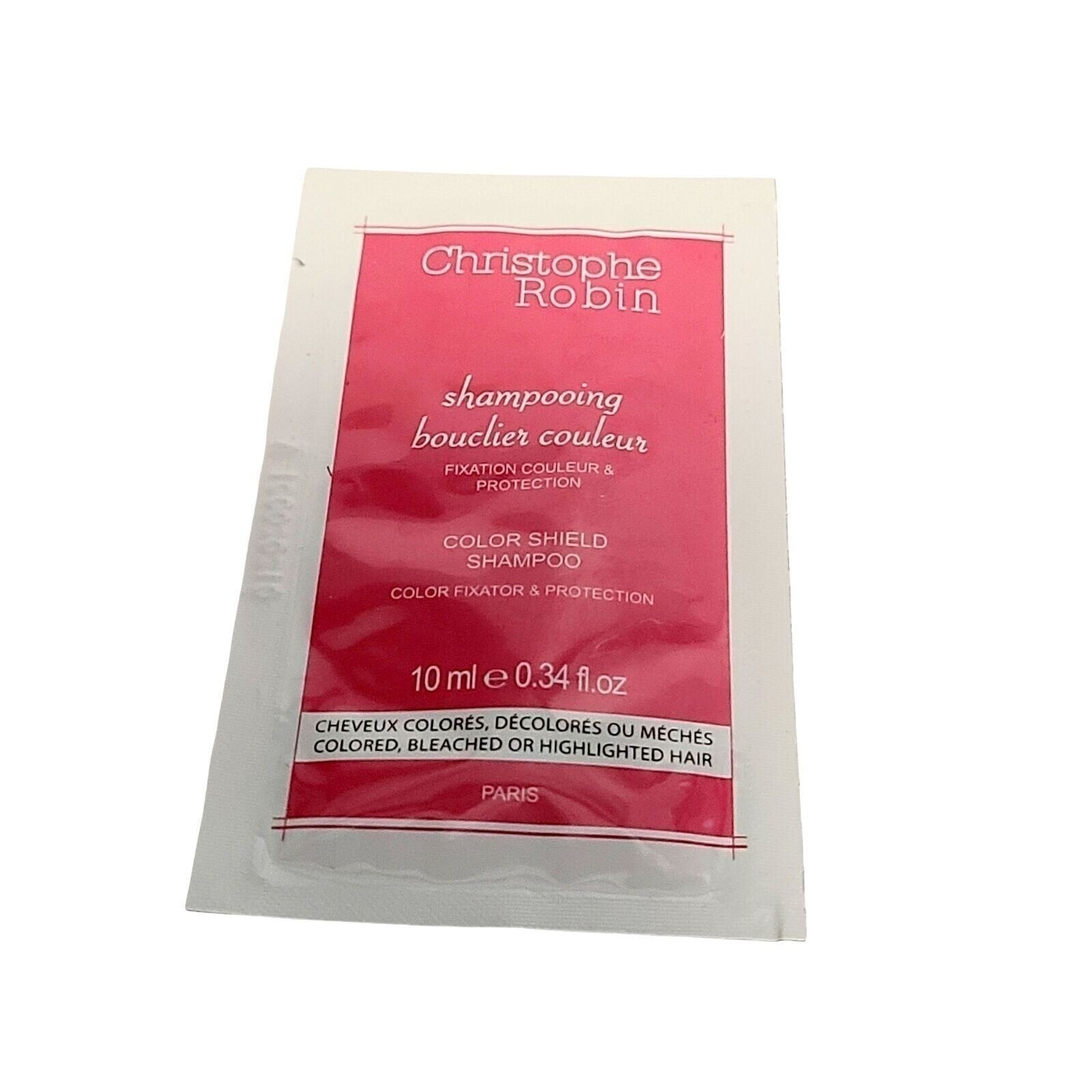 Шампунь-фиксатор Christophe Robin Color Shield, пробный образец, 0,34 жидких унции, 10 м