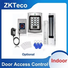 KiT Door Access Control System Zkteco Magnetic Lock, Access ID Card Password
