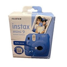 Fujifilm Instax Mini 9 Instant Camera Cobalt Blue Bundle Sealed