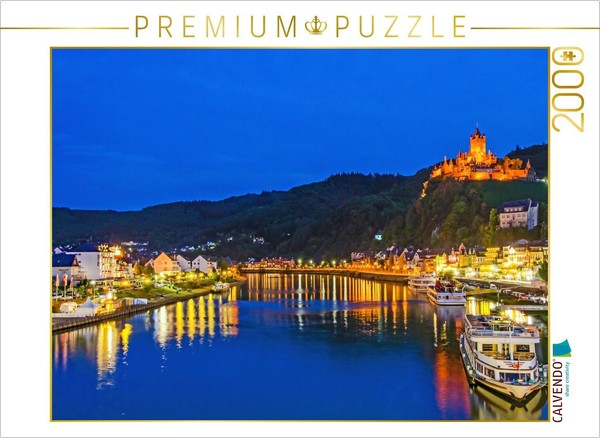 Calvendo Puzzle Cochem At Night | 2000 Pieces, Finished Size 35.4 × 26.4 In (90-image