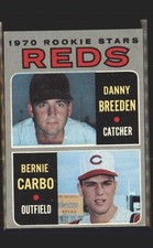 Reds 1970 Rookie Stars (Danny Breeden / Bernie Carbo) 1970 Topps #36 - (pk6)