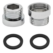 2 Pcs Faucet Adapter Kitchen Sink Faucet Adapter Fitting for Connecting Garden H