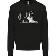 Felpa Jumper Per Bambini Con Cane Border Collie
