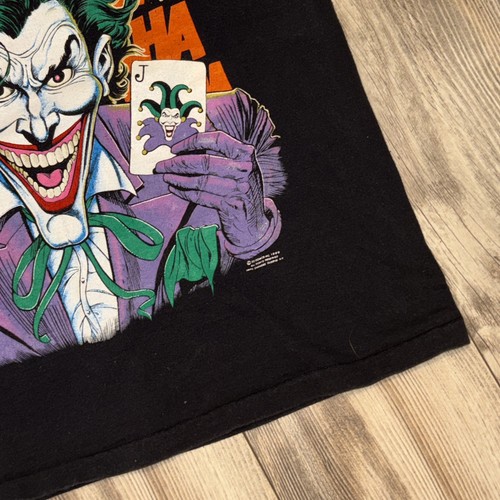 Vintage Batman The Joker Laughing Shirt Mens Small Single Stitch Rare USA 1989 - Picture 4 of 20